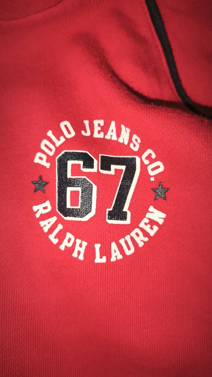 Sweat à capuche ralph lauren taille xl - photo numéro 5