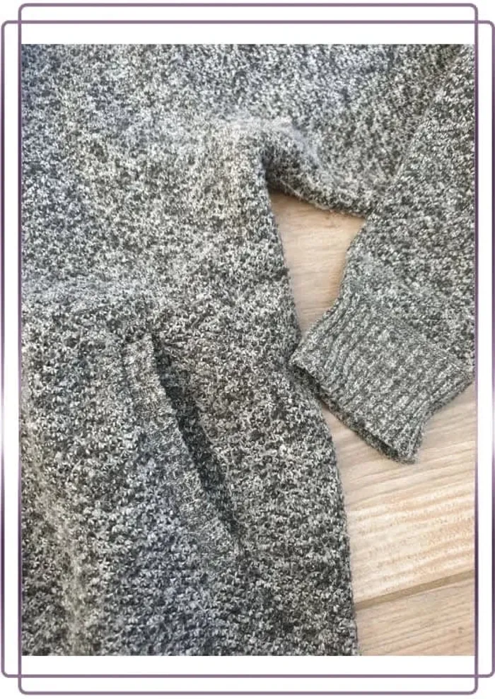 Gilet Ben & Ben, gris, très bon état, taille M - photo numéro 3