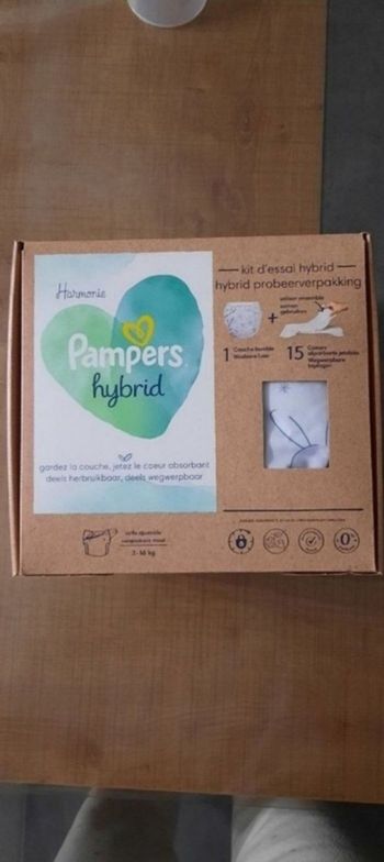 Couche pampers harmonie hybride