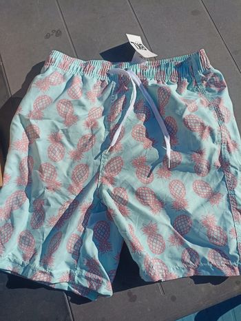 Short de bain 14 ans
