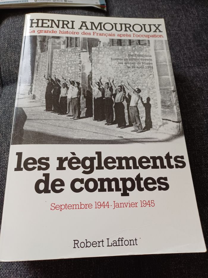 Livre Les règlements de comptes