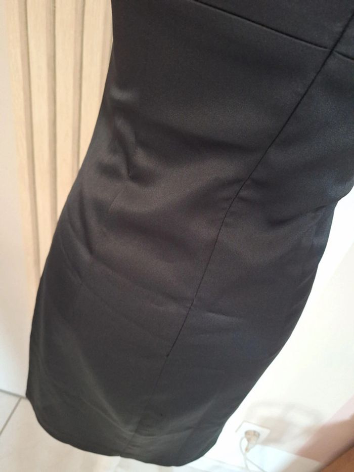 Robe naf naf satinée noire t38 #F38M-106 - photo numéro 3