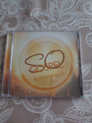 CD "So Gospel" Authentique - A cappella & Piano Voix