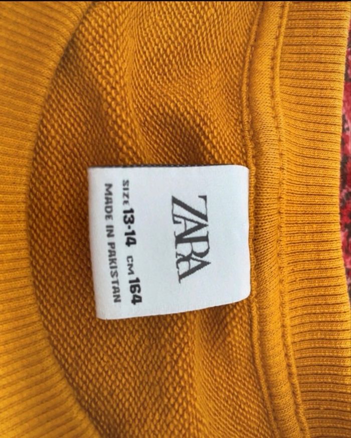 Pull Zara moutarde taille 13-14 ans - photo numéro 3