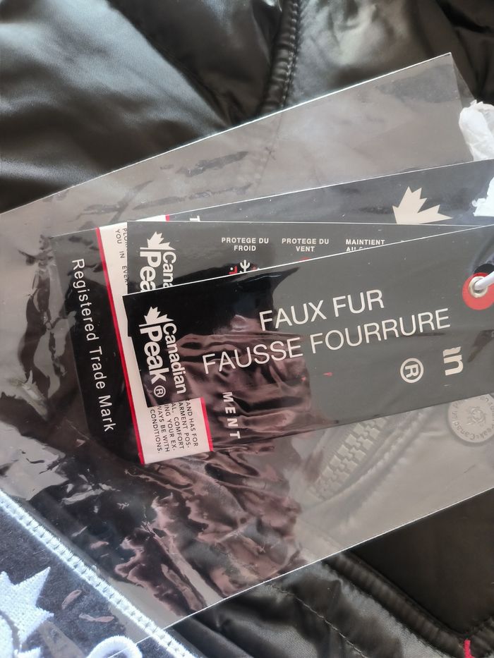 Manteau anorak kaki femme Canadien Peak 38/40 neuf - photo numéro 10