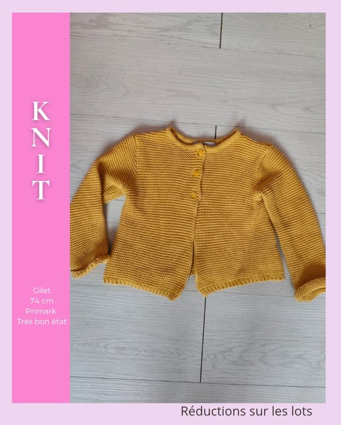 ✨ Gilet en Maille Moutarde – Primark ✨ - photo numéro 1