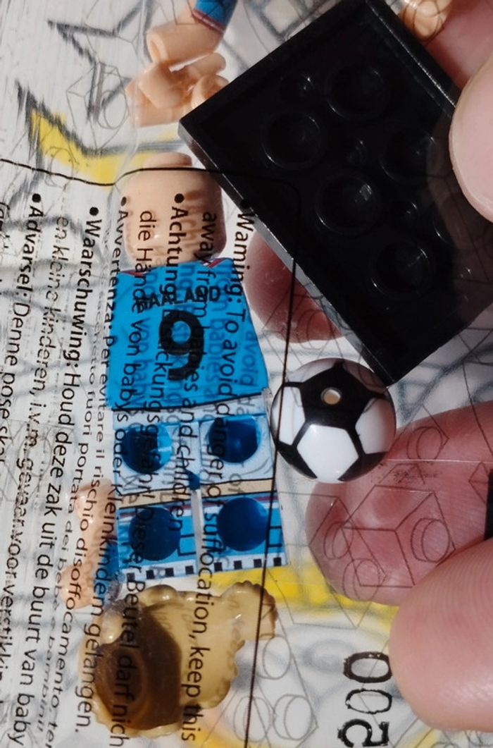 Personnage type Lego football neuf Erling Haaland manchester city - photo numéro 2