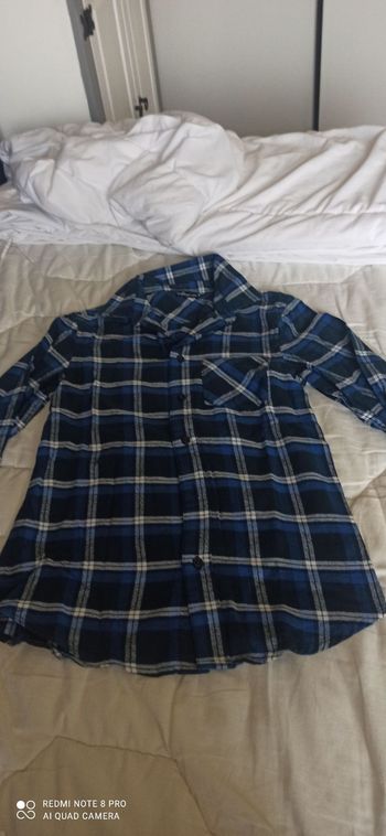 Chemise a carreaux 12 ans