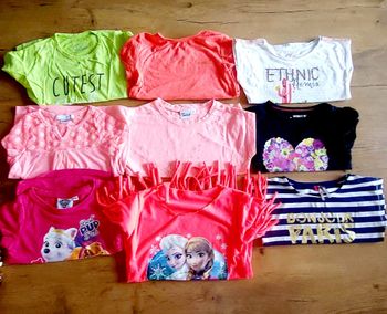 Lot de 9 t-shirt