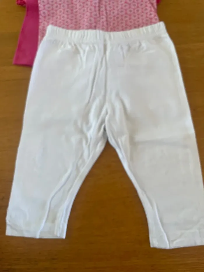 Lot 5 Legging 3/4 fille 18 mois - photo numéro 4