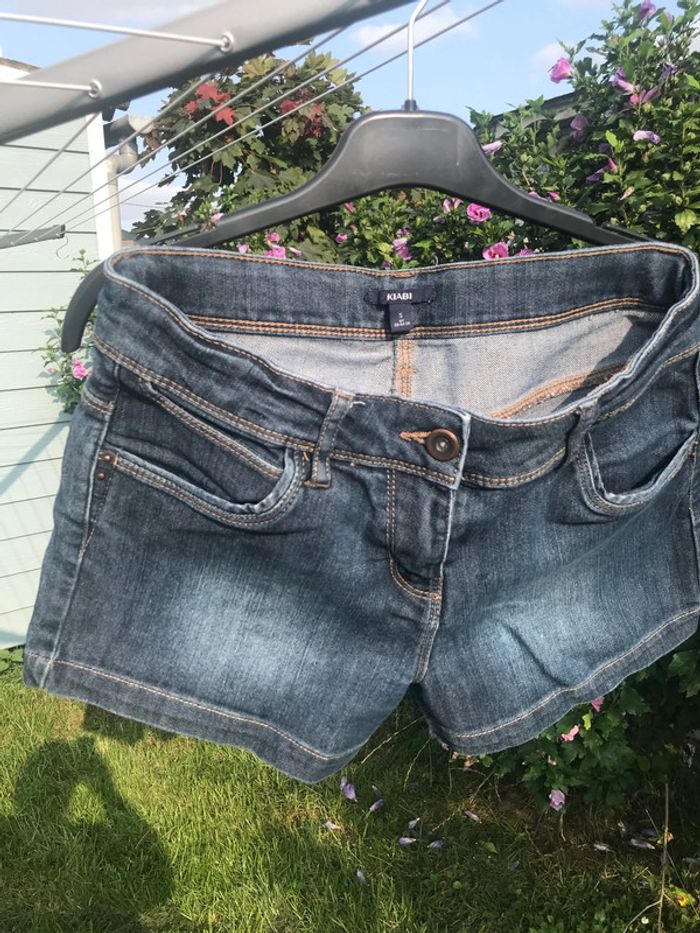 Short en jeans