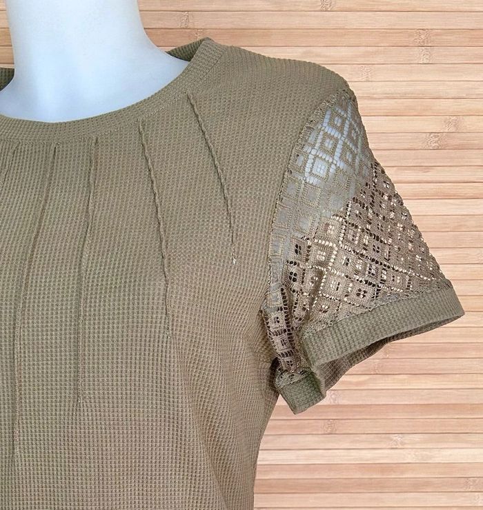 T-shirts vert kaki taille M - photo numéro 4