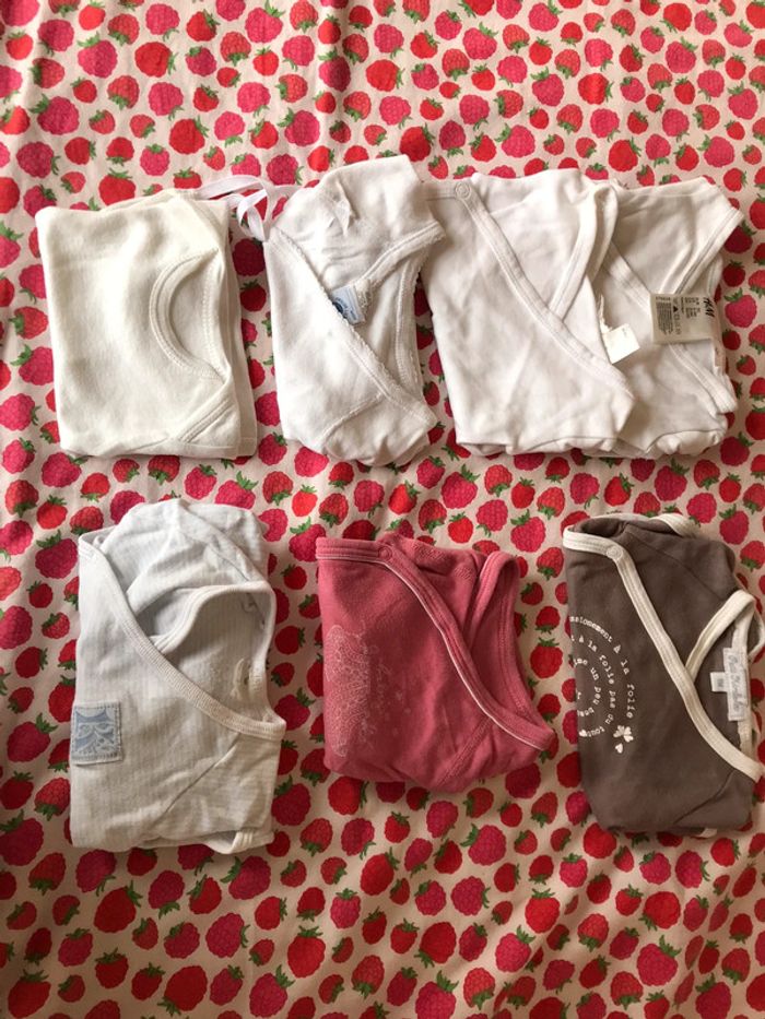 Lot de 7 Body manche longue