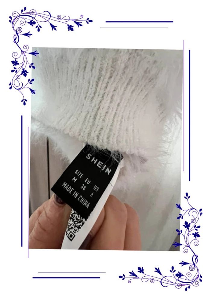 Pull femme blanc M SHEIN - photo numéro 4