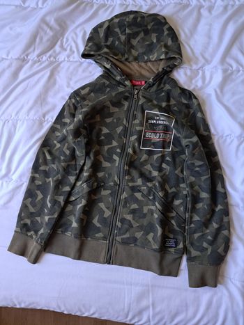 Veste à capuche bariolée XXS ou 12 ans