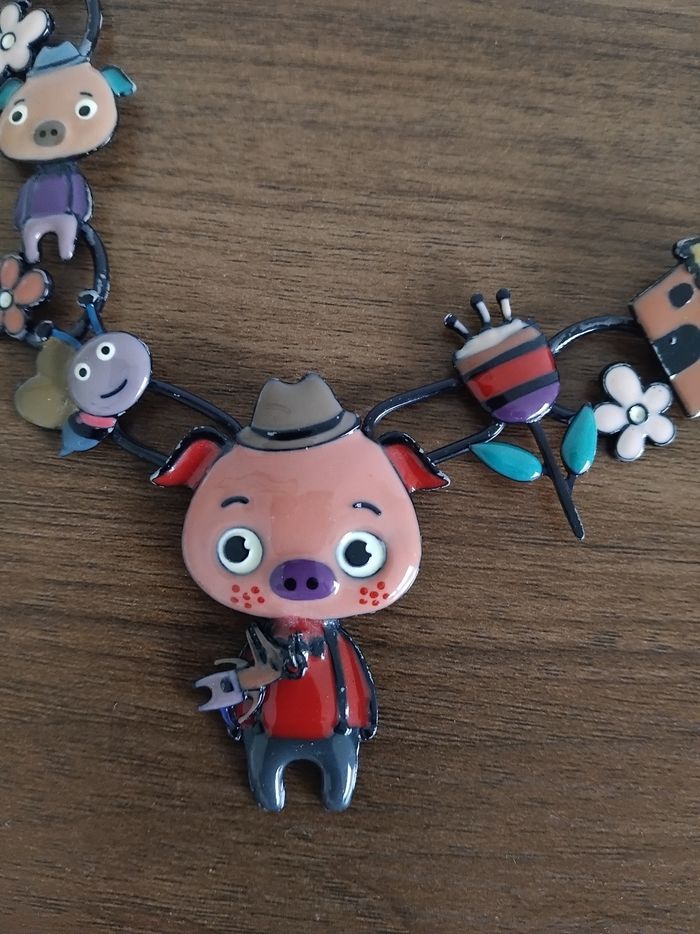 Collier fantaisie  métallique  fille - photo numéro 2