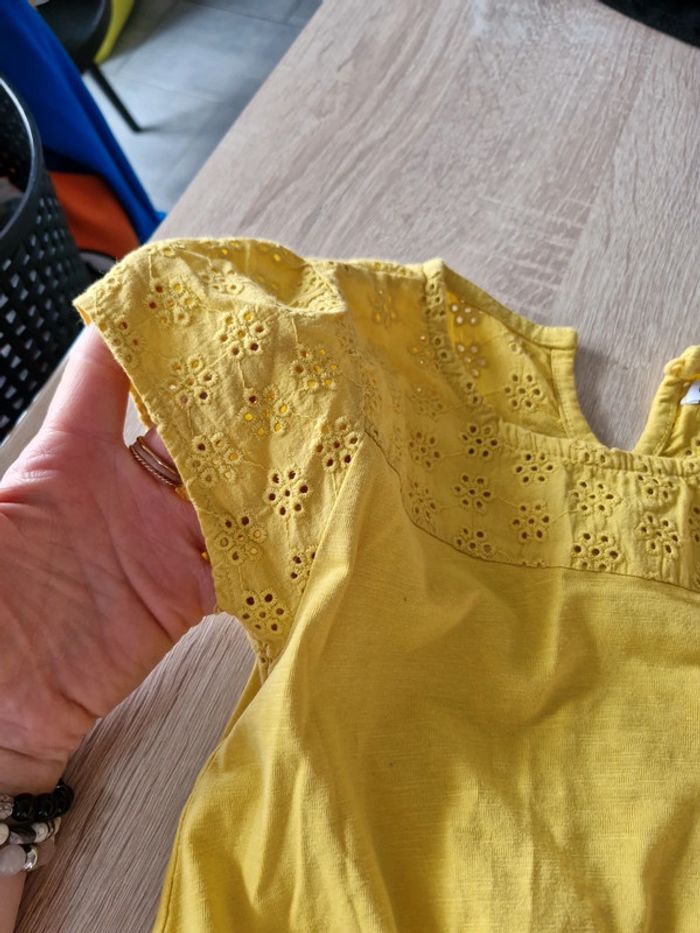 Robe jaune avec ceinture. - photo numéro 3
