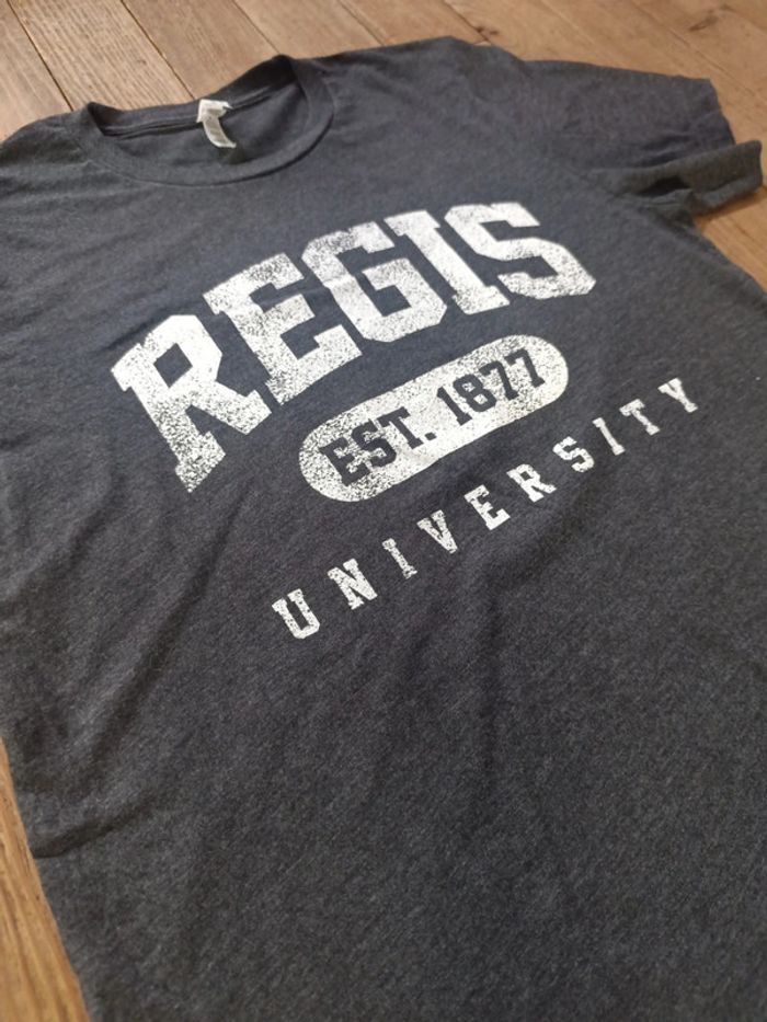 T-shirt manches courtes Regis university gris foncé Taille M - photo numéro 3