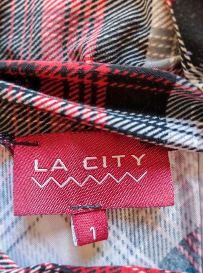 Robe été bustier tartan fluide 36 - photo numéro 6