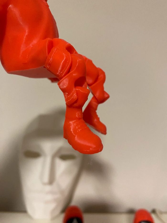 Lot de trois soldats squid game impression 3 D - photo numéro 3