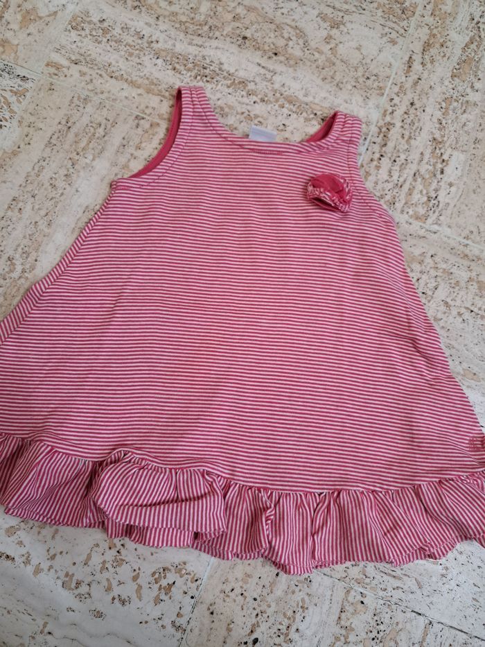 Lot de 3 robe d'eté bébé fille 12 mois - photo numéro 2