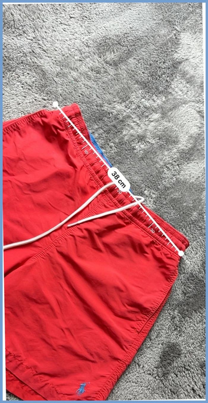 Short de bain Ralph Lauren rouge – Taille XS - photo numéro 3