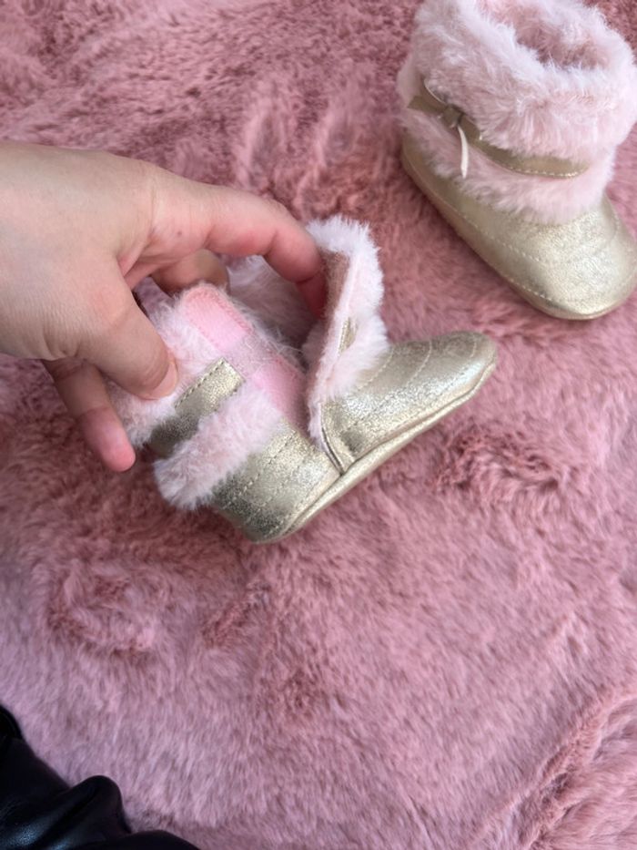 Chaussons hiver fourré bébé fille Ikks - photo numéro 6