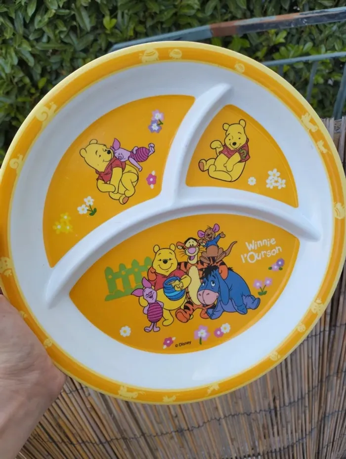 Assiette bébé Disney Winnie l'ourson
