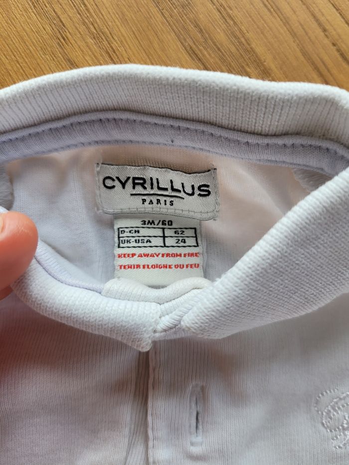 Body Cyrillus blanc a col - photo numéro 2