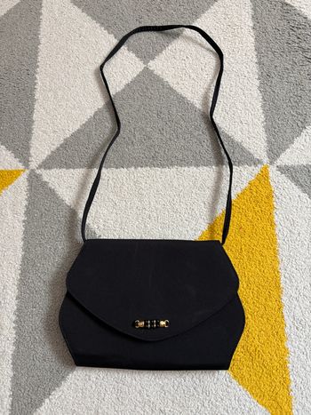 Sac à bandoulière vintage couleur noir