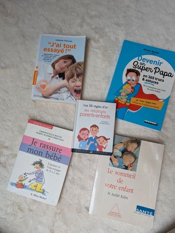 Lot de 5 livres parents enfants