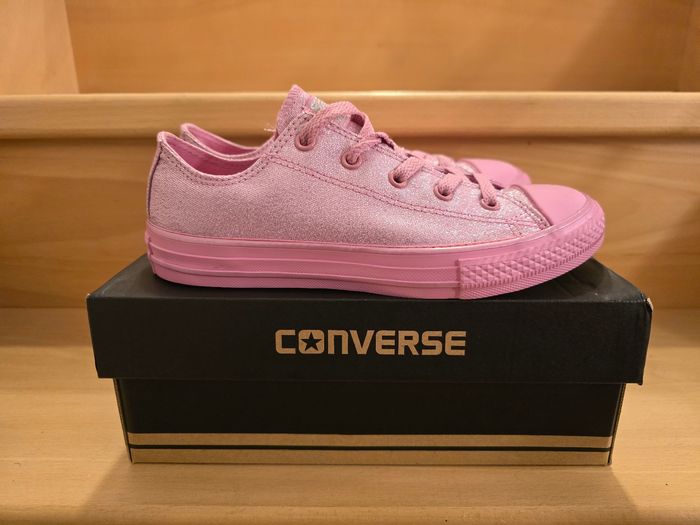 Magnifiques Converse Rose Paillettes neuves - photo numéro 2