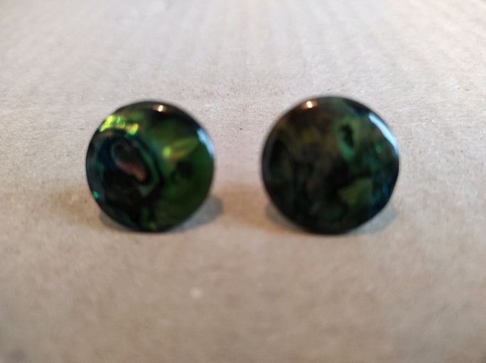 Boucles d'oreilles irisées