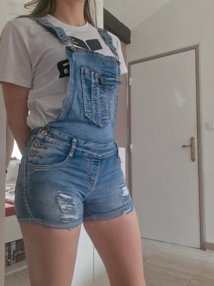 Salopette short