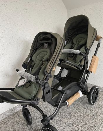 Poussette double ABC Design Zoom 2 Avocado neuve
