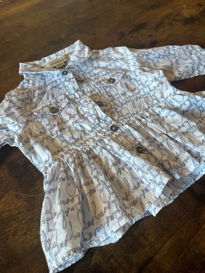 Chemisier/robe burberry 6 mois fille - photo numéro 3