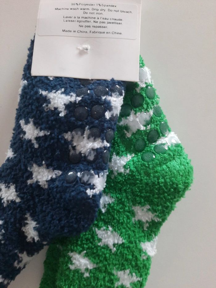 Chaussettes enfant pilou chaudes neuf sans étiquette 🏷 - photo numéro 3