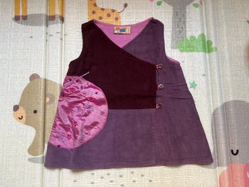 Robe portefeuille velours