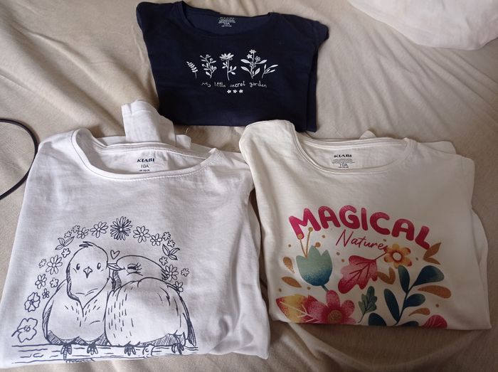 Lot de 3 tees shirt