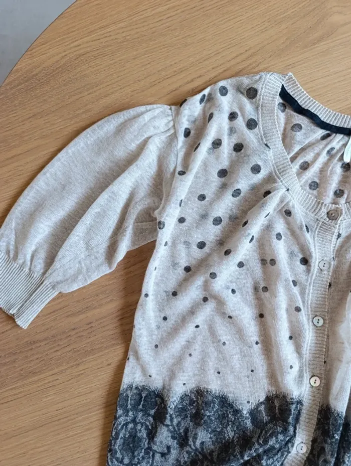 Gilet blouse Et compagnie lin taille 38 - photo numéro 6