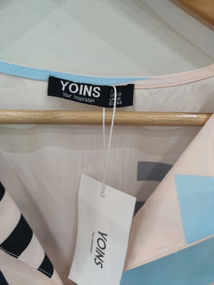 Robe mi longue yoins taille L neuve - photo numéro 2