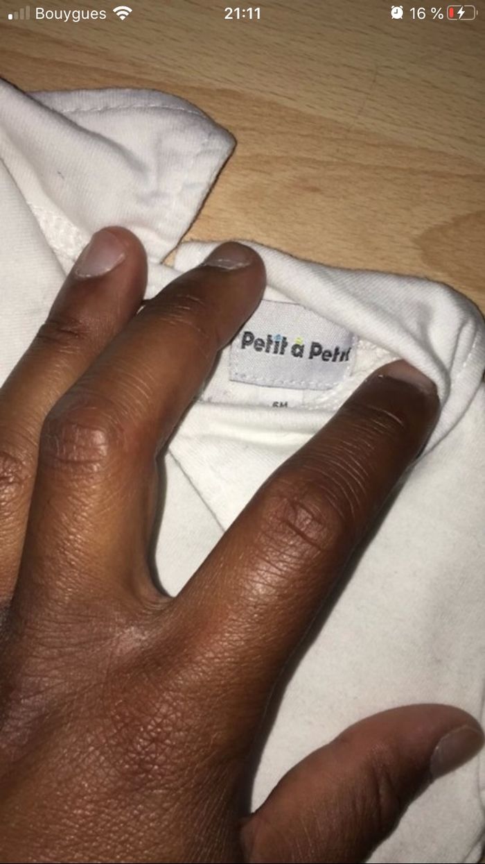 Chemise 6 mois Petit à petit - photo numéro 4