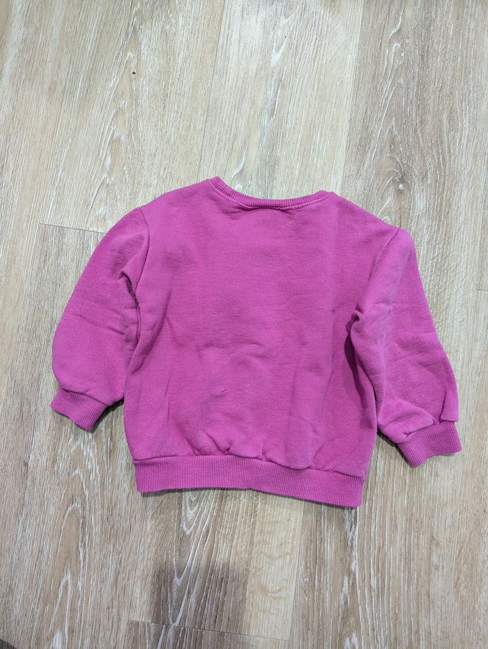 Sweat rose  36 mois bébé fille - photo numéro 4
