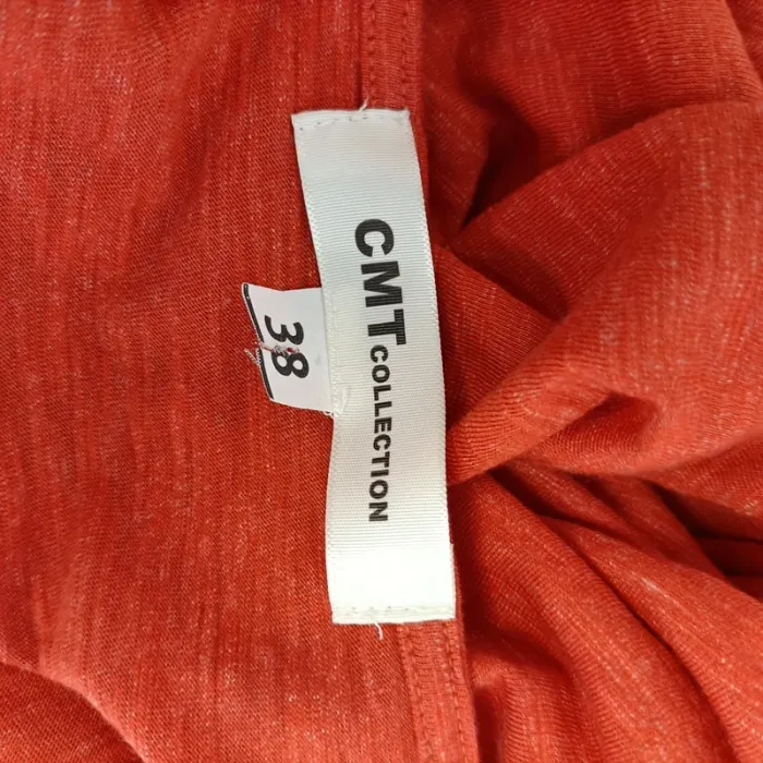 Robe orange à bretelles CMT Collection taille 38 été - A131 - photo numéro 6