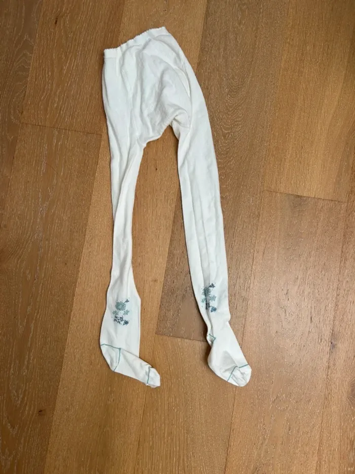 Collant blanc neuf fille pointure 32-34 sergent major - photo numéro 4