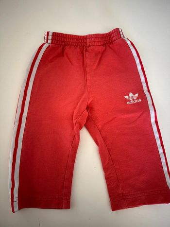 Jogging adidas rouge corail