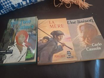 Lot 3 livres de poche
