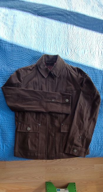 Veste chemise C'est beau la vie (neuf, marron), M / 38 / 10