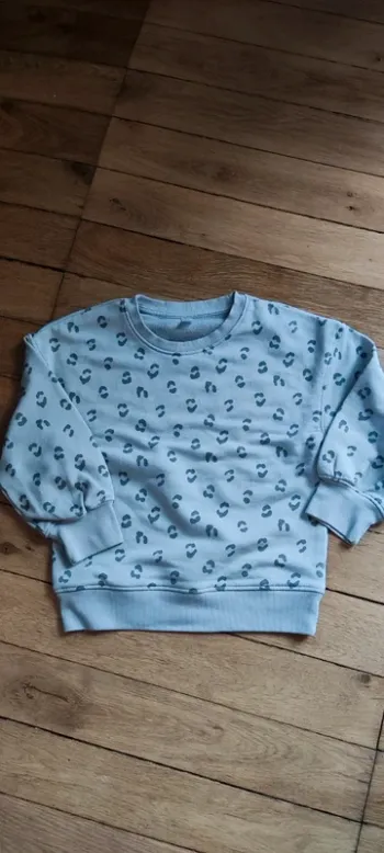 Sweat léopard gris