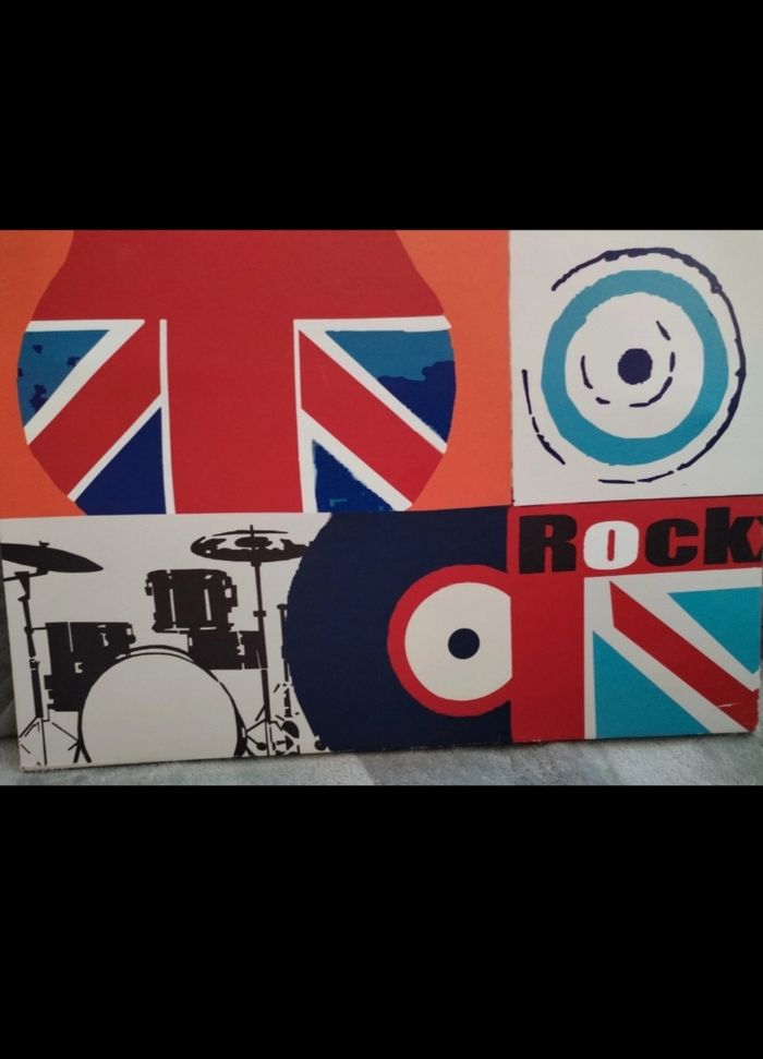 Tableau guitare/Londres/Rock en très bon état - photo numéro 3